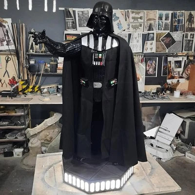 Darth Vader 1:1 Life Size LED Statue | Handcrafted ABS & Resin Figure with Detac - Image 1 of 4