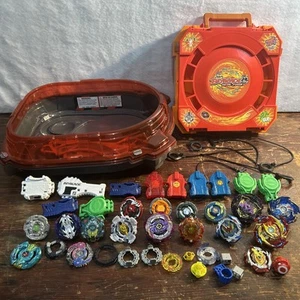 Huge Lot Of Beyblade Inc. Launchers, Metals, 2 Stadiums And A Few RARE Beyblades - Picture 1 of 24