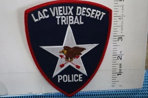 tribal indian police patch LAC VIEUX DESERT TRIBAL POLICE MONTANA - Picture 1 of 1