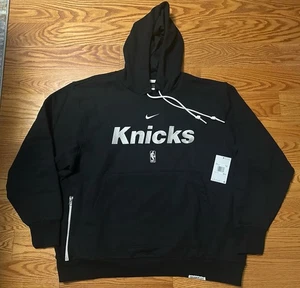 ¡NUEVO CON ETIQUETAS! RARO! Sudadera con capucha Nike Standard Issue Courtside New York Knicks Terry Algodón XXL - Imagen 1 de 9