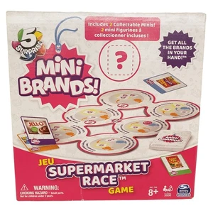 5 Surprise Mini Brands Supermarket Race Board Game and Collectible Mini Brands - Picture 1 of 7