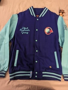Y2K LRG Lifted Research Group Letterman Jacket Lion Medium Fits Large - Picture 1 of 9