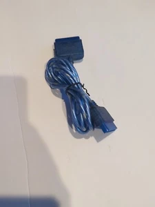 Clear Blue EXTENSION CABLE FOR SONY PLAYSTATION 2 PS2 PS1 CONTROLLER - Picture 1 of 1
