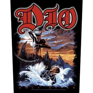 Dio - Holy Diver - 14" x 11" Woven Back Patch - Picture 1 of 1