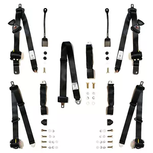 Complete Seat Belt Kit for Holden Commodore VK VL Sedan and Wagon - ADR Approved - Picture 1 of 9