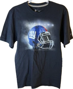 Nike NY Giants navy Blue Cotton NFL Team Apparel T-Shirt Small NWT - Picture 1 of 6