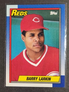 1990 Topps Baseball Barry Larkin #10 Cincinnati Reds