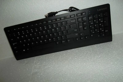Lenovo Multimedia Slim USB Keyboard Volume Control Sleep Fn LXH-JME2209U 00XH489 - Image 1 of 4