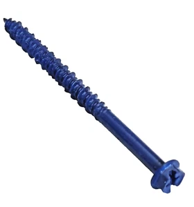Concrete Hex Head Phillips / slotted Combo 3/16 x3-1/4 Masonry Screw Tapcon 250  - Picture 1 of 12