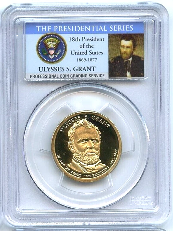 ✅ 2011-S $1 Ulysses S. Grant PCGS PR69 DCAM Presidential Dollar Coin Photo - Image 1 of 1