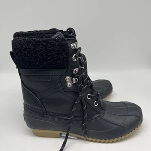 Tommy Hilfiger Womens Rian Faux Fur Closed Toe Cold Weather Boots 6 M - Picture 1 of 11