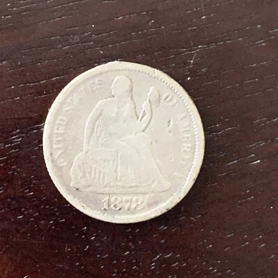 1878 Seated Liberty Dime Love Token - Image 1 of 2