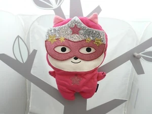 Sergeant Major kleiner rosa Schlafanzughalter mit Glitzermaske ca. 31 x 21 cm - Bild 1 von 2