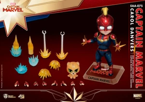 BEAST KINGDOM EGG ATTACK ACTION EAA-075 CAPTAIN MARVEL CAROL DANVERS 6" FIGURE - Picture 1 of 8