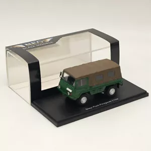 NEO 1/43 Steyr-Puch Pinzgauer 710M Modelli Resina Verde Auto Collection - Foto 1 di 7
