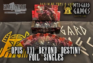 Final Fantasy TCG Trading Cards Opus 21 XXI - Beyond Destiny *FOIL* Singles - Bild 1 von 111