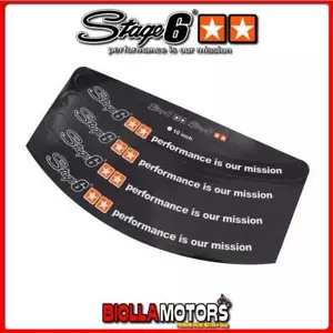 S6-0512/S KIT RUOTE ADESIVO STAGE6 NERO CERCHIO 12 - 13 - Foto 1 di 5