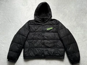 Original Authentic schwarze Versace gefütterte Jacke mit Kapuze Größe (56) XXL - Bild 1 von 4