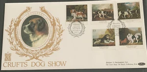 Great Britain Benham FDC 22ct Gold 1991 Crufts Dog Show - Picture 1 of 4