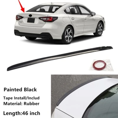 46in Universal Fit For Subaru Legacy 2020-2023 Sedan Tail Trunk Lip Spoiler Wing Foto 1 de 4