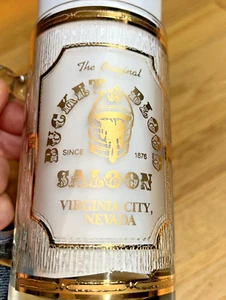 THE ORIGINAL BUCKET BLOOD SALOON, CARSON CITY BEER STEIN with GOLD TRIM - Picture 1 of 6