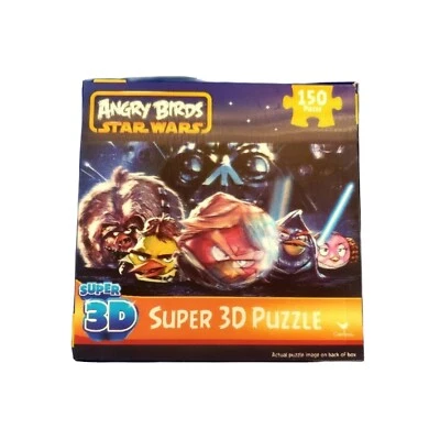 NEW Angry Birds Star Wars Super 3D Puzzle 150 Pieces Factory Sealed  - Image 1 of 4