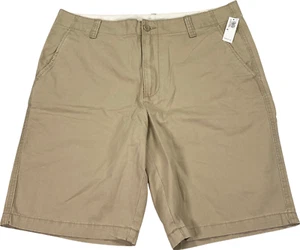 NUOVO Old Navy pantaloncino uomo beige vissuto in kaki dritto - 36 - Foto 1 di 4