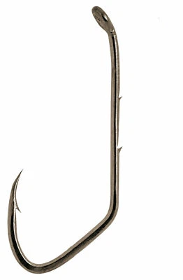 100 Matzuo 140010 Black Chrome Sickle Baitholder Fish Hooks size 6