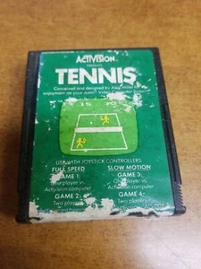 Tennis (Atari 2600, 1981)(Tested) - Picture 1 of 2