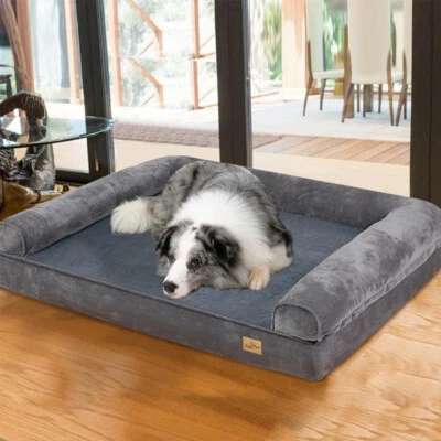 145cm 135cm 120cm Extra Large Dog Bed Cushion Pillow Bolster Around Dog Bed Pads - image 1 of 4