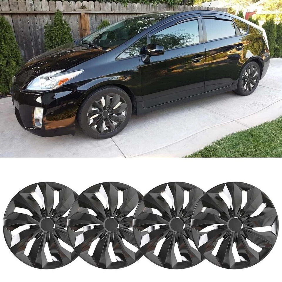 Set of 4 15" Hubcap Wheel Covers Hub Caps Snap on For Toyota Prius 2012-2023 - Image 1 of 4