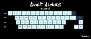 KAT Mizu Full Moon - Inuit Alphas Mechanical Keycaps Cherry MX - Photo 1/6