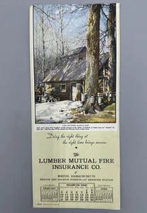 JARABE DE ARCE 1940 savia tapping publicidad madera seguro contra incendios BLOTTER de colección - Imagen 1 de 6