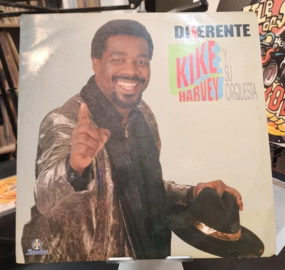 Kike Harvey Y Su Orquesta – Diferente (1993 Salsa) SVG/VG - Image 1 of 4