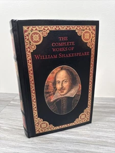 Barnes and Noble Leather Bound Complete Works of William Shakespeare Near Mint - Picture 1 of 5