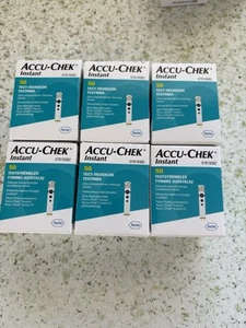 Accu-Chek Instant Blood Glucose Test Strips - 6 x 50 Strips (LONG EXPIRY) - Picture 1 of 2