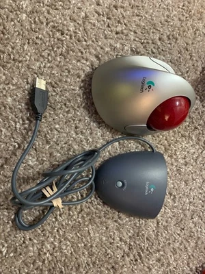 Logitech Cordless Trackman FX RA17 w receiver TESTED And Works great  - Image 1 of 4
