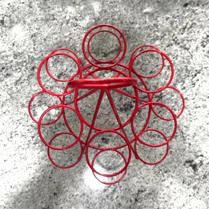 Red Cupcake Muffin Stand Display - Metal - Holds 14 - Picture 1 of 4