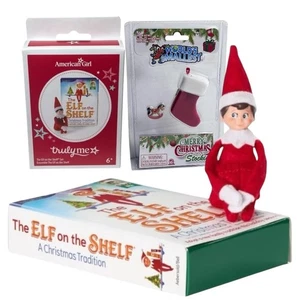 Muñeca American Girl Elf On The Shelf & Worlds Medias Mecedoras Caballo Nuevo - Imagen 1 de 15