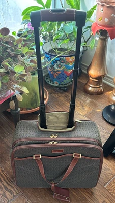 Estuche de Transporte Hartmann Wings Diamond Jacquard con Ruedas Bolsa de Fin de Semana 17"x13" Foto 1 de 4