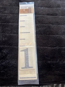 DIY Vinyl Growth Chart Ruler Decal Kit - Traditional Style - Large #s, Black - Picture 1 of 4