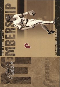 2005 Donruss Classics Membership #26 Mike Schmidt /1000 - NM-MT