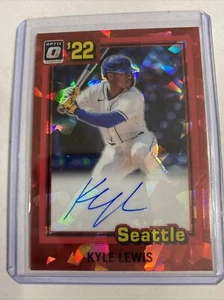 2022 Optic 81’ Retro Red Cracked Ice Auto #81s-kl Kyle Lewis Auto 9/25 9/25 - Picture 1 of 2