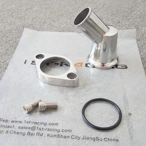 45 degree Water Neck Thermostat Housing For SBC BBC Chevy 265 283 305 327 350 - Picture 1 of 6