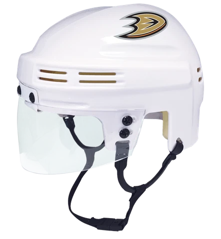 Anaheim Ducks NHL Licensed White Mini Helmet Cover