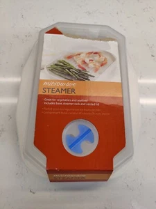 Nordic Ware Microwave Vented Steamer Tray Vegetable Seafood #106 3 pieces  - Picture 1 of 7
