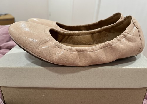 Scarpe basse Clarks donna 6 5 grigie Erica ballet nude in pelle casual slip on