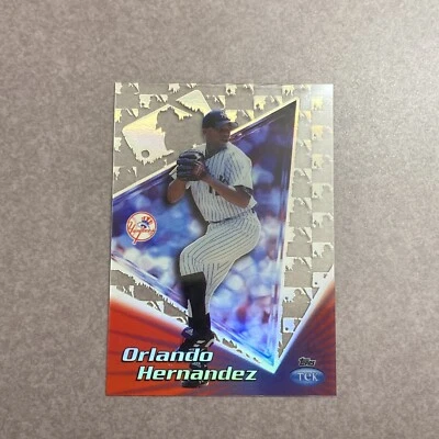 1999 Topps Tek #40a Orlando Hernandez New York Yankees￼￼ ￼￼￼,￼pattern￼ 28 - Image 1 of 2