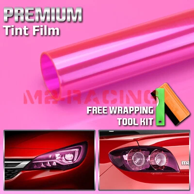 13 Colors Premium Glossy Headlight Taillight Fog Light Vinyl Sticker Tint Film - Image 1 of 2