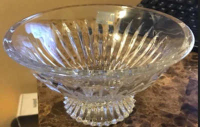 Cuenco con patas Mikasa Slovenia Meridian cristal transparente forma redonda Foto 1 de 4